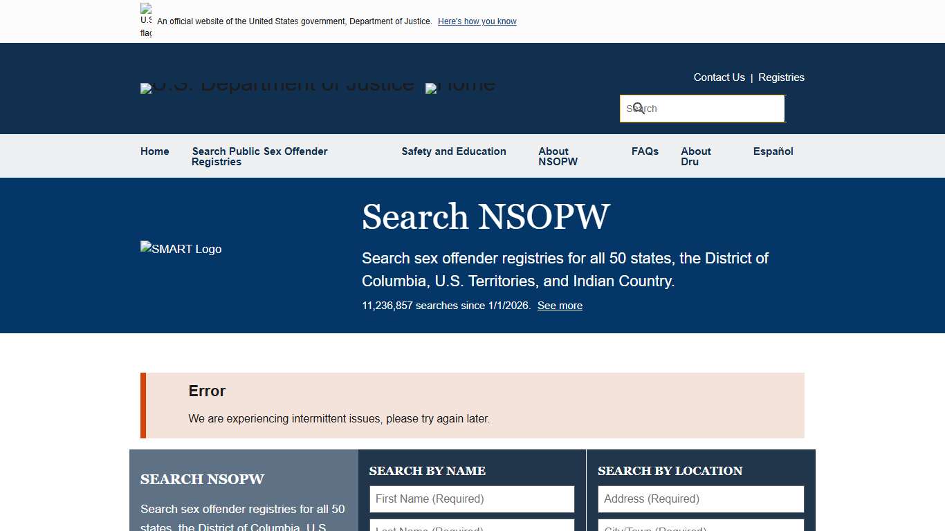 Home Dru Sjodin National Sex Offender Public Website